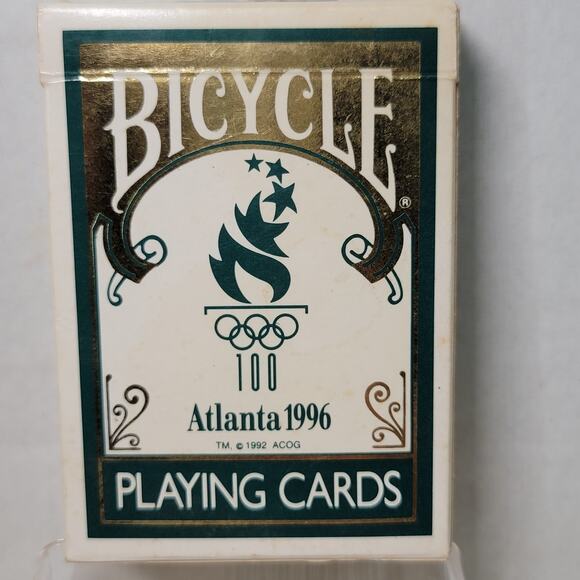 VINTAGE Bicycle Playing Cards Olympics Atlanta 1996 - Picture 1 of 8